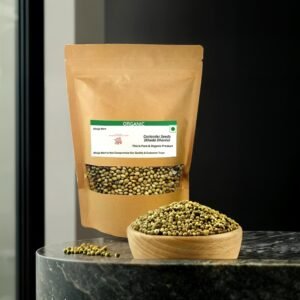 Ahuja Premium Organic Coriander Seeds | 500 Grams | Dhaniya Seeds Whole | Coriander Whole | Khada Dhania | Sabut Dhaniya | Daniyalu Seeds With Aroma & Flavour