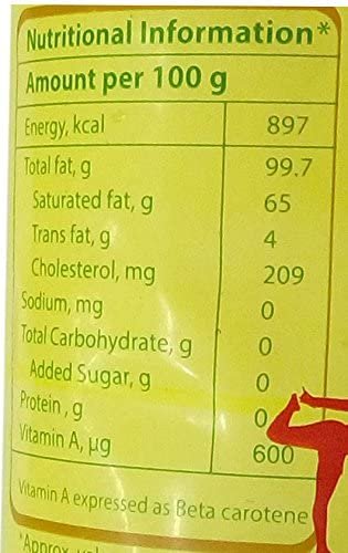 Ahuja Mart Premium Cow Ghee 1Liter– Pure & Natural Amul Cow Ghee | Rich Aroma | Traditional Bilona Style Taste | Ideal for Cooking, Sweets & Daily Use (High Quality) - Image 3