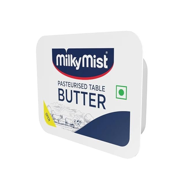 Ahuja Mart Mini Butter Pack – 100 Sachets | Premium Single-Serve Butter Portions | Fresh, Hygienic & Travel-Friendly Butter Packs for Restaurants, Hotels, Cafes, Catering & Home Use