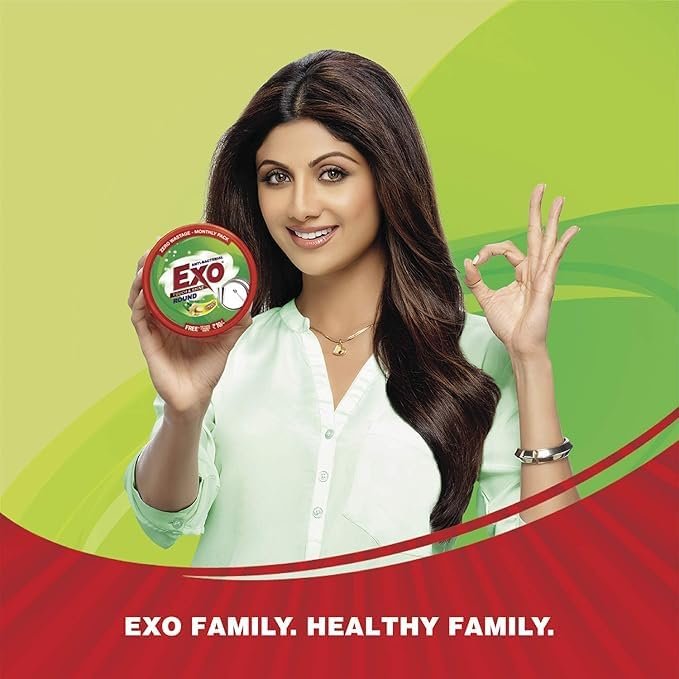 Ahuja Mart Exo Round Dishwash Bar 250G (Pack Of 2) With Exo Super Dishwashing Solution With Anti-Bacterial Efficacy & Ginger Remove Tough Grime Stains With Ease. & Non-Scratch Proof Dishwash Scrubber (10Pack) - Image 5