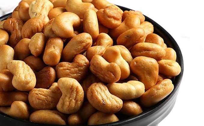 Ahuja Mart Premium Roasted Cashew Snacks 500G – Crunchy Masala Kaju, Fresh & Hygienic, Tea-Time Snack, High-Protein Nut Mix, Healthy Roasted Cashews for Gifting & Daily Munching