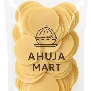 Ahuja Mart Pani Puri (Golgappa) Puris 500G| Crispy Indian Street Snack | Hygienic, Ready to Eat, Party & Festive Snack | instant pani puri pellets | Golgappe Packet Readymade | pani poori | Pani Puri Papad