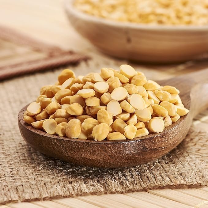 Ahuja Mart Premium Organic Chana Dal –500G | Chemical-Free Yellow Split Bengal Gram | Protein-Rich, Unpolished, High-Fiber Pulses for Daily Cooking | Fresh & Hygienically Packed – Pure Quality Lentils