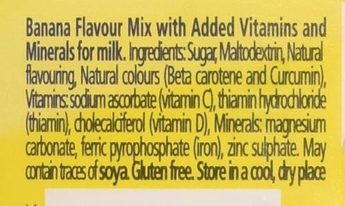 Ahuja Mart Nesquik Banana Flavour Milk Drink Powder 300G – Nutri-Start Formula with Vitamin D, Zinc & Iron | Instant Banana Milk Mix for Kids | Smooth & Creamy Beverage Enhancer - Image 4