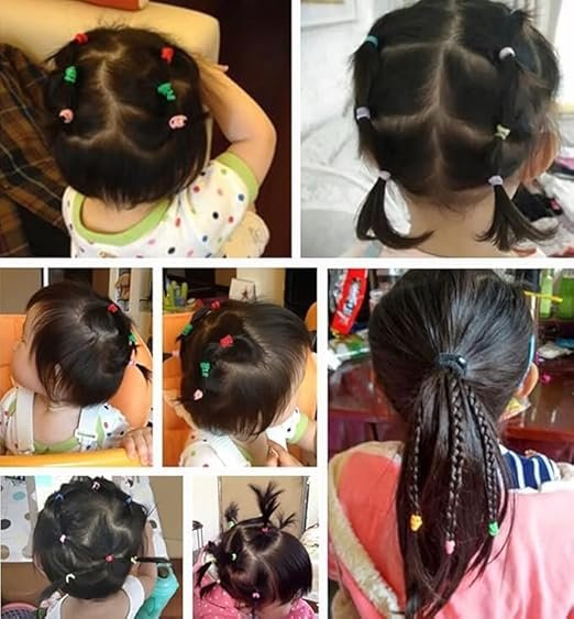 Ahuja Mart Premium Multi-Color Rubber Bands for Kids & Adults 1KG – Strong, Stretchable, Soft Elastic Bands for Hair Styling, Craft Work & Daily Use | Durable Loom Bands for Girls | Assorted Color Elastic Pack - Image 5