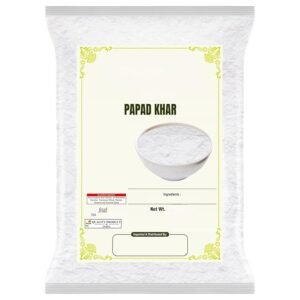 Ahuja Mart Premium Papad Khar 500G – Food-Grade Alkaline Additive for Papad, Khakhra, Farsan, Namkeen & Traditional Indian Snacks | Perfect Texture, Crispiness & Quality Binding Agent