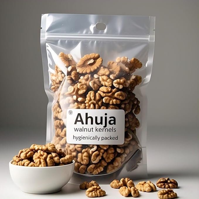 Ahuja Mart Premium Walnut Kernels 1KG– Handpicked, Crunchy & Fresh Akhrot Giri | Omega-3 Rich, Protein-Packed, Brain-Boosting Nuts for Snacking, Baking, Salads & Daily Nutrition - Image 2