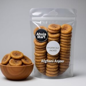 Ahuja Mart Premium Afghani Anjeer 1kg | Hygienically Packed Dried Figs | Soft & Natural Figs | High Fiber, Immunity Boosting Dry Fruit | Rich in Calcium, Iron & Antioxidants