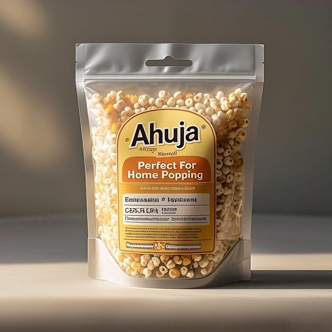 Ahuja Mart Premium Popcorn Kernels 1KG– High-Quality Golden Maize for Extra-Crispy Homemade Popcorn | Big Fluffy Pops | Clean, Hygienic & Non-GMO Corn for Microwave, Cooker & Air Popper - Image 4