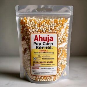 Ahuja Mart Premium Popcorn Kernels 1KG– High-Quality Golden Maize for Extra-Crispy Homemade Popcorn | Big Fluffy Pops | Clean, Hygienic & Non-GMO Corn for Microwave, Cooker & Air Popper