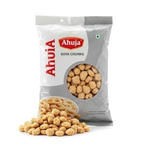 Ahuja Mart Premium Soya Chunks 800G– High Protein Nutri Nuggets for Cooking, Curries, Biryani, Snacks & Healthy Meals | 100% Vegetarian Plant Protein | Soft & Spongy Texture