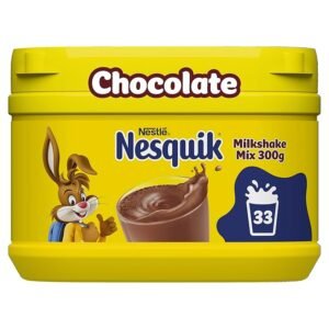 Ahuja Mart Nesquik Chocolate Milkshake Mix 300g – Rich & Creamy Instant Milk Drink Powder | Vitamin Enriched | Perfect for Kids & Adults | Quick Breakfast Milk Booster