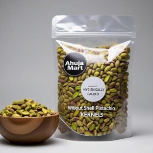 Ahuja Mart Premium Without Shell Pistachio Kernels –500G | Hygienically Packed | Healthy Dry Fruits | High-Protein Nuts | Keto-Friendly & Heart-Healthy Pistachios | Best Quality Pista for Snacking, Cooking & Desserts