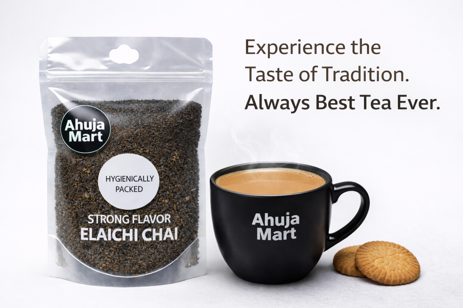 Ahuja Mart Premium Masala Chai – 1 KG | Strong & Aromatic Tea | Kadak Chai | Premium Cardamom Blend | Fresh Aromatic Indian Masala Chai | Perfect For Milk Tea & Cutting Chai | Zip-Lock Pack - Image 5