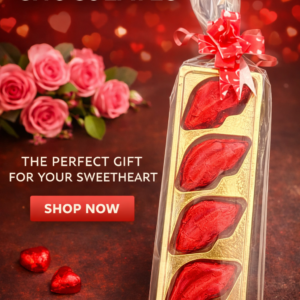 Ahuja Mart Valentine Chocolates Gift Pack | Premium Heart Shape Chocolate Gift for Valentine’s Day, Anniversary & Romantic Occasions